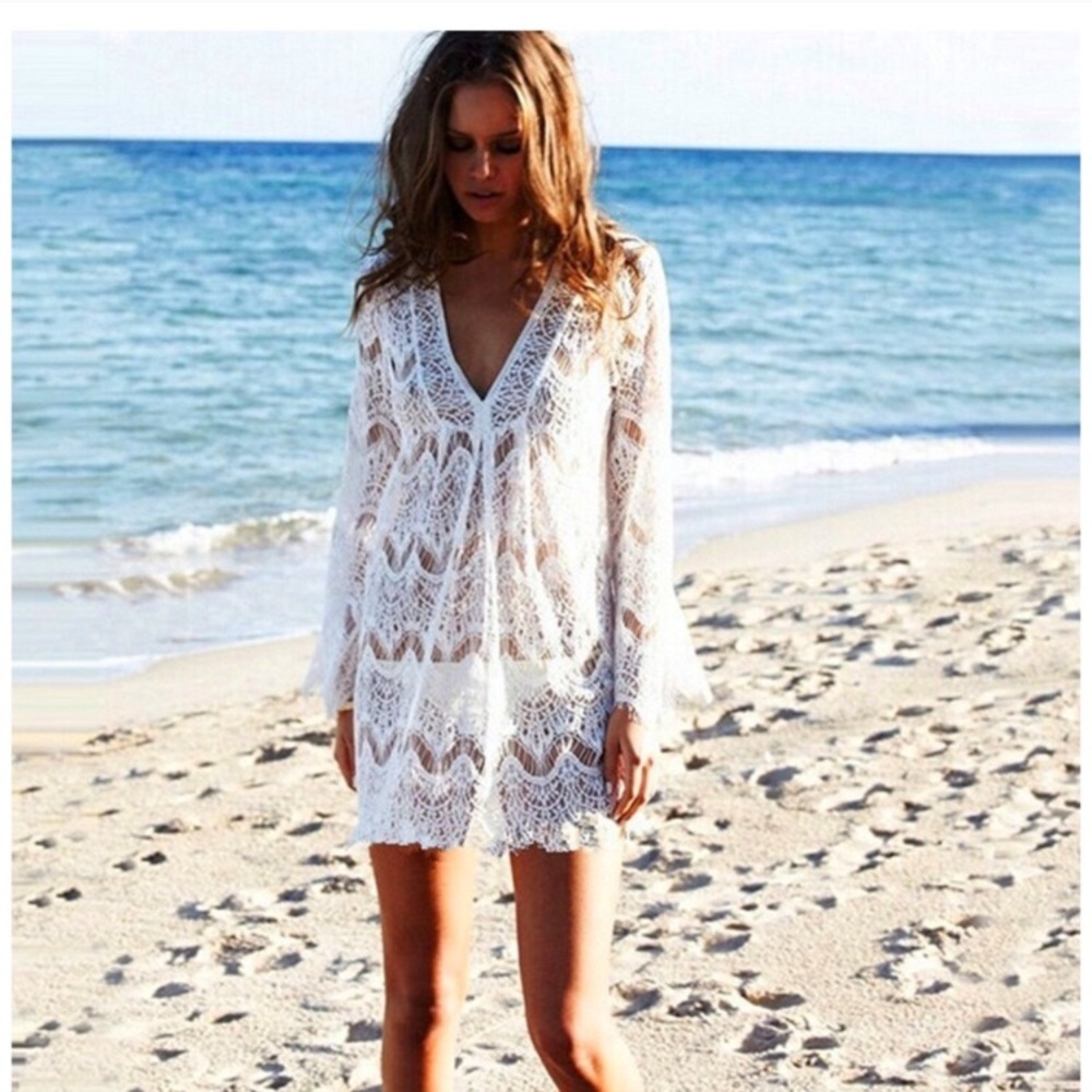 Lace Swim Cover Up
